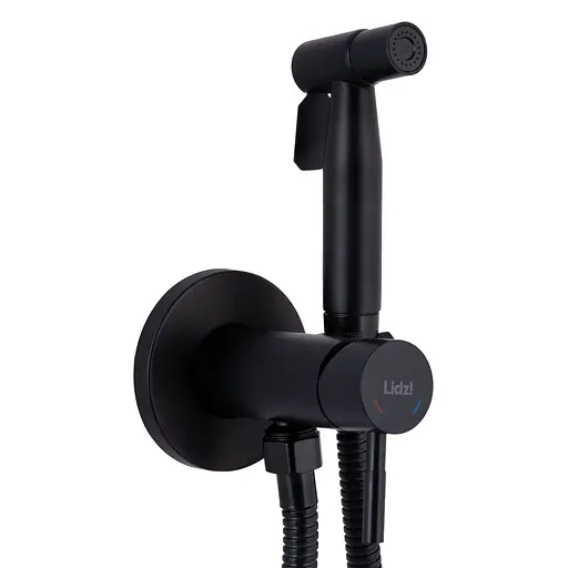 Набор гигиенического душа скрытого монтажа Lidz Aria 111 Black LDARI111BLA46107 округлый, Черный матовый - фото 3