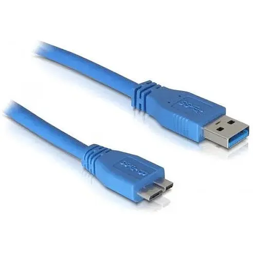 Кабель Atcom Usb 3.0 AM to Micro-B пакет довжина 0.8 м синій - фото 1