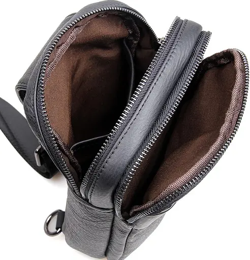 Чоловіча шкіряна сумка Vintage 14,5х24х6,5 см sum0012411 - фото 8