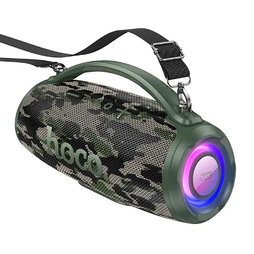 Бездротова акустика — портативна колонка Hoco HA4 Surge 2*20 W з підсвітка - фото 2