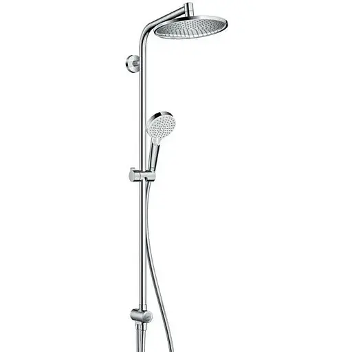 Душевая система Hansgrohe Crometta S 240 1jet Showerpipe Reno 27270000, Хром - фото 1
