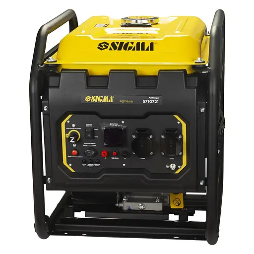 Генератор інверторний SIGMA 2.2/2.5 кВт, однофазний, ручний запуск (5710721) - фото 2