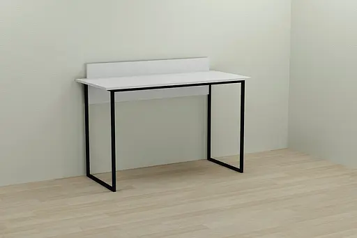 Компьютерный стол Ferrum-decor Скай 75x100x60 черный ДСП Белый 16мм (FRD-103611) - фото 3