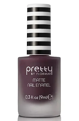 Лак для ногтей матовый Pretty Matte Nail Enamel, тон 005 (Wine), 9 мл (8000018545917) - фото 1