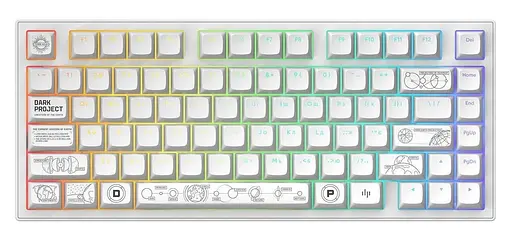 Клавіатура Dark Project ALU81 Terra Nova ENG/UA (DPKB_NOVA_81_ANSI_WHITE_UA) - фото 1