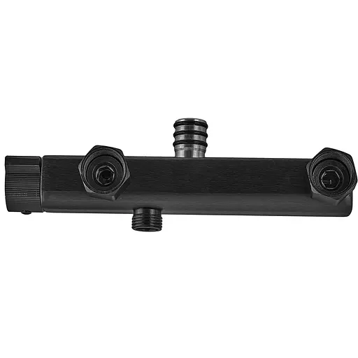 Душева система Armata BCF-009-J Black з кнопковим перемикачем 3 режими CH6506, Чорний матовий - фото 5