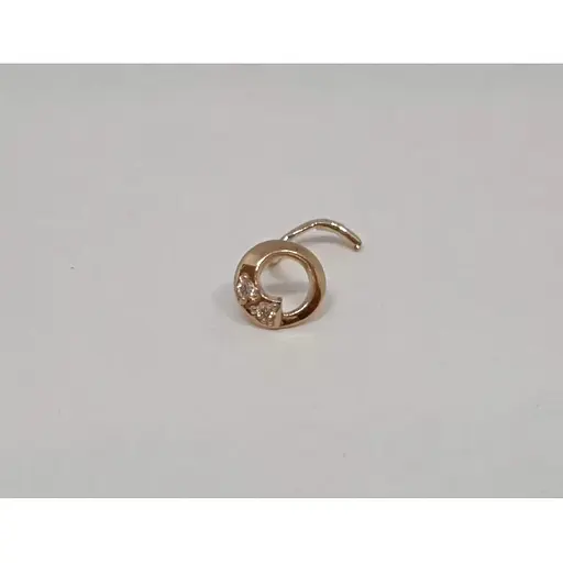 Золота сережка-пірсинг Dear в ніс Dear. 1049.1 - фото 2