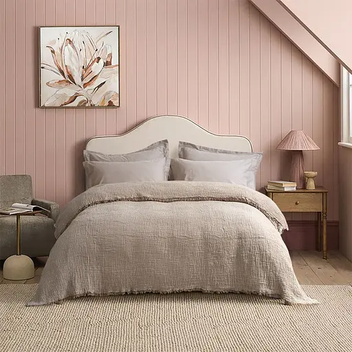 Покривало Lotus Home Larna muslin 160х200 см бежеве (svt-2000022344258) - фото 4