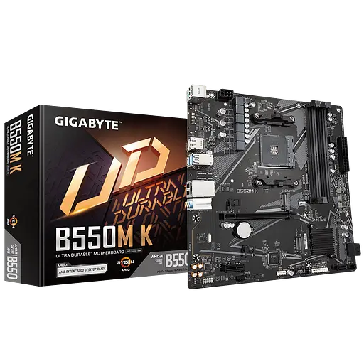 Материнська плата Gigabyte B550M K Socket AM4 (B550M K) - фото 4