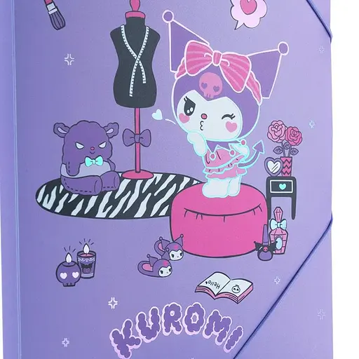 Папка на гумці Kite Kuromi А4 (HK25-247-1) - фото 4