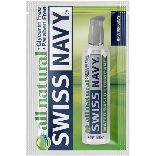 Пробник лубриканта для чувствительной кожи Swiss Navy All Natural 5 мл
