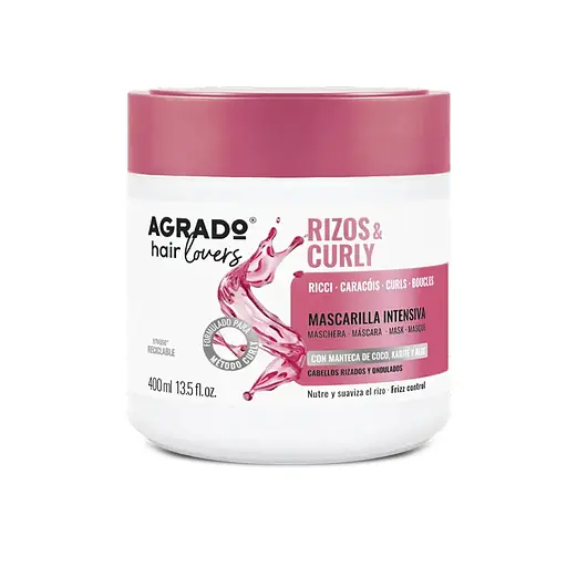 Маска Agrado Hair Loves Rizos&Curly Mask для вьющихся и волнистых волос 400 мл