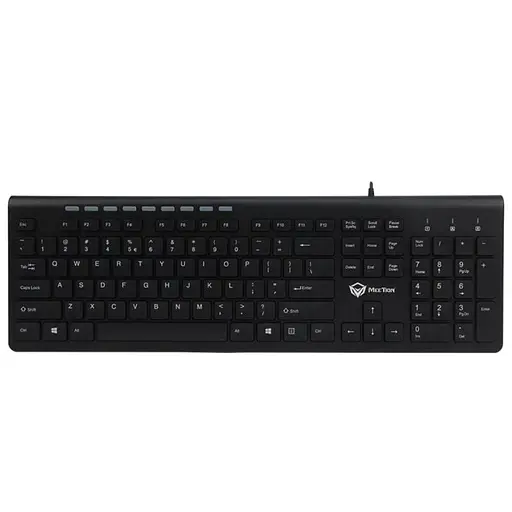 Клавиатура MeeTion Wired Standard Multimedia Ultrathin Keyboard K842M RU/EN раскладки - фото 4