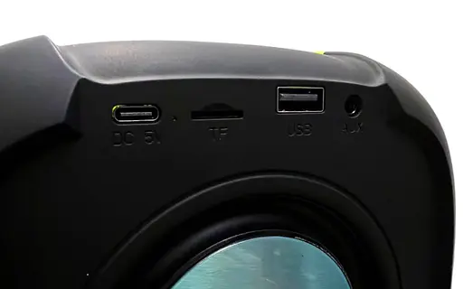 Портативная Bluetooth колонка SY-308 с FM-радио и аккумулятором Желтая - фото 5