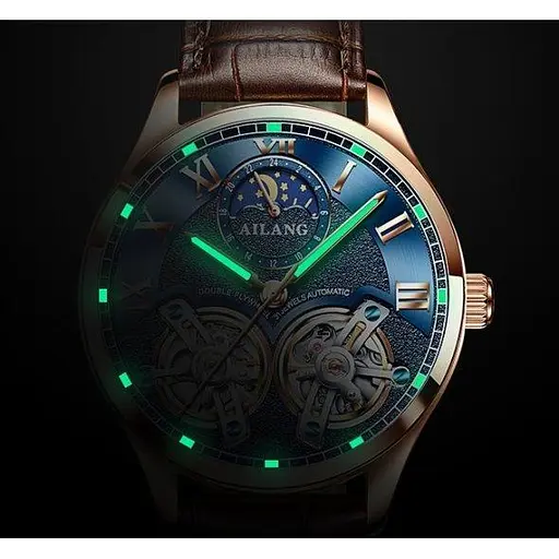 Чоловічий наручний годинник Ailang FlyWheel - фото 7
