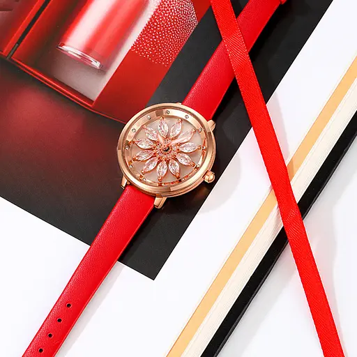 Годинник наручний жіночий 2268MTRD Matte Red Skmei acs0030070 - фото 4