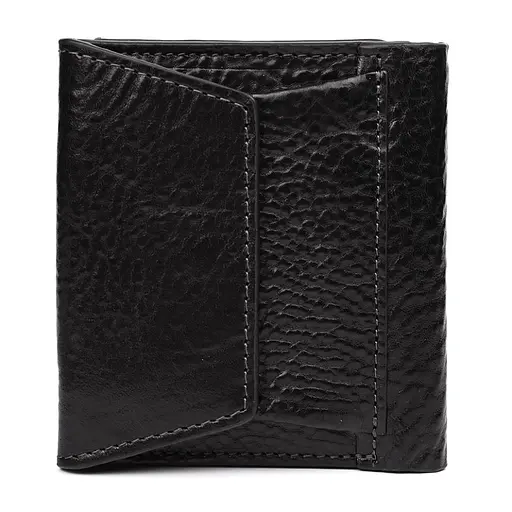 Кожаный мужской кошелек Grande Pelle 11х11.5х2.5 см nsa0001216 - фото 4