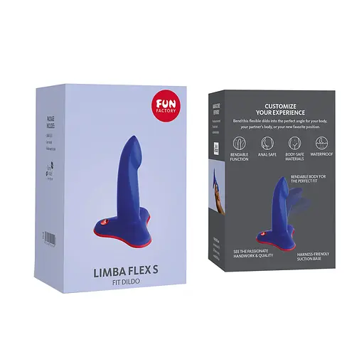 Фалоімітатор Fun Factory Limba Flex S 12 см синій - фото 8
