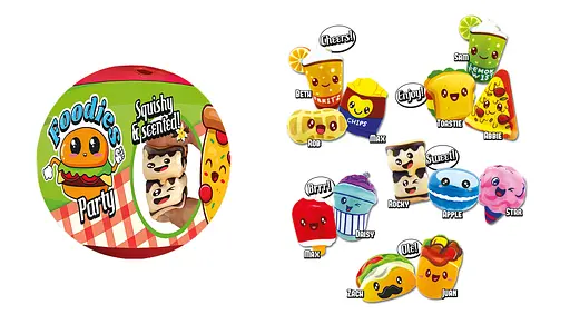 Игрушка-сюрприз в шаре COOL THINGS серии Foodies – СМЕШНЫЕ НЯМКИ (в ассортименте) - фото 2