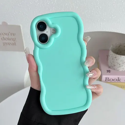 Чехол Epik TPU Ripple для Apple iPhone 16 Plus 6.7 Turquoise - фото 2