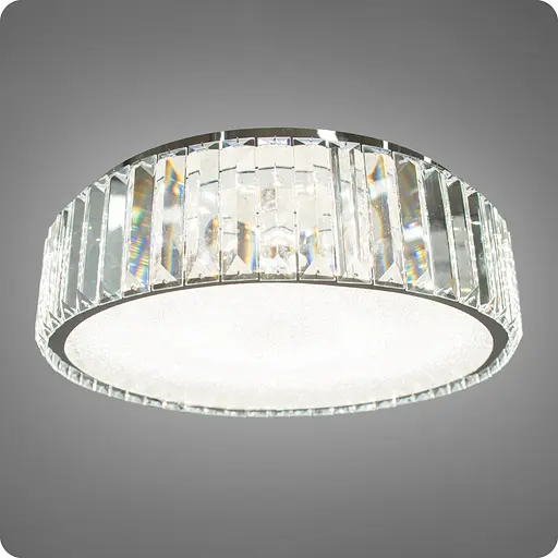 Люстра кришталева світлодіодна 517 Dlight 25Вт Хром (01523) - фото 1