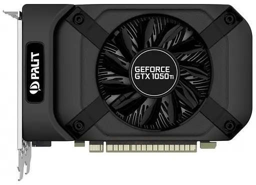 Видеокарта Palit GTX 1050Ti 4Gb StormX (NE5105T018G1-1070F) (GDDR5, 128 bit, PCI-E 3.0 x16) Б/у - фото 1