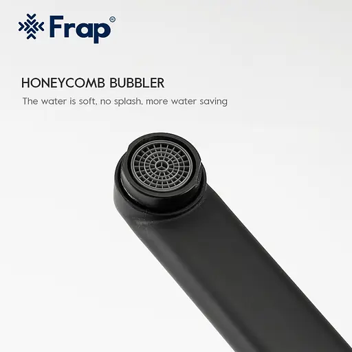 Змішувач для ванни Frap F2262 чорний матовий - фото 6