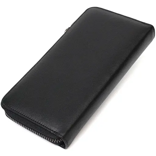 Кожаный женский кошелек Bond 10х19х2 см acs0027004 - фото 2