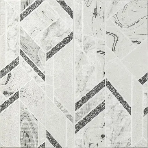 Панель стеновая 3D 680х680х4мм Абстракция серая SW-00001990 - фото 1