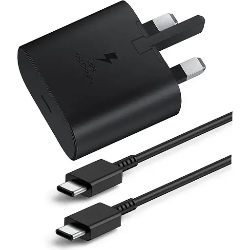 Зарядний пристрій і штекер Samsung USB Type C, 25 Вт PD3.0&PPS Настінний зарядний пристрій із 3.3-футовим адаптером