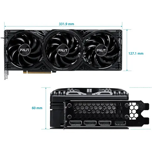 Відеокарта Palit GeForce RTX 5070 Ti GamingPro V1 (NE7507T019T2-GB2031Y) UA [152332] - фото 11