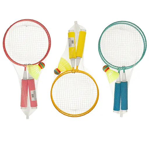 Набор для бадминтона детский BT-BPS-0086, 2 ракетки 43 см, воланчик, в сетке (в ассортименте) - фото 2