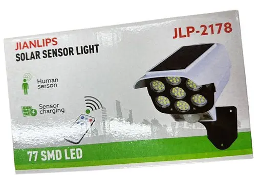 Вуличний ліхтар світильник на сонячній батареї Jianlips JLP-2178 з датчиком руху з пультом IP65 - фото 10