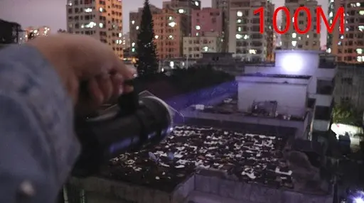 Фонарик аккумуляторный ручной BL-801 (Черный) - фото 9