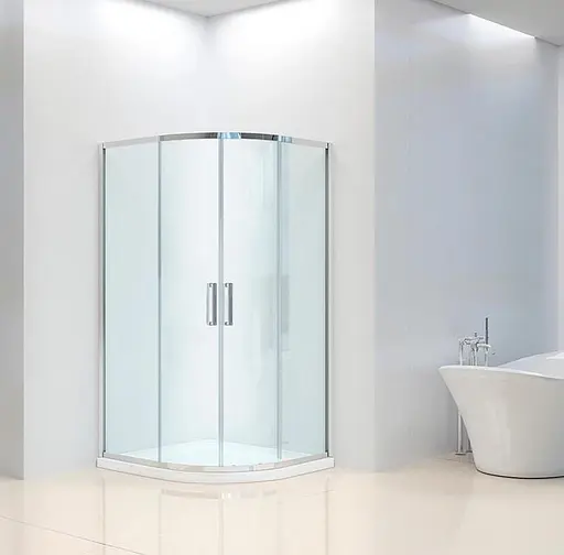 Душевая кабина Dusel A-511 100x100x190 шиншилла, Уни ниверсальная, матовый, хром, 100x100 - фото 5