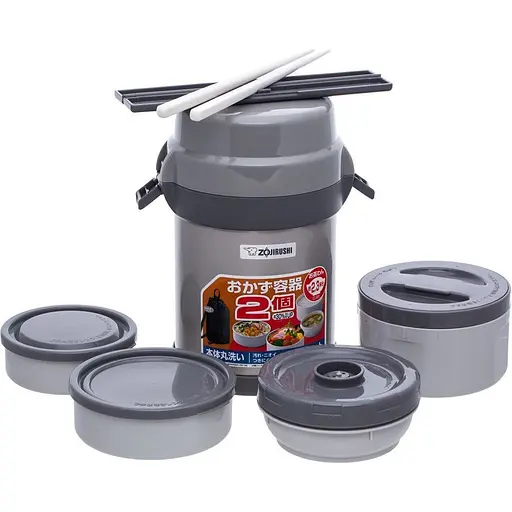 Набор для ланча Zojirushi SL-JAF14HG 1.23 л Silver (1678.00.91) [150458]