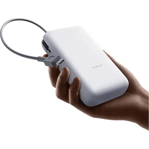 Внешний аккумулятор Xiaomi Power Bank Integrated Cable 20000 mAh 22.5W Light Grey (BHR9738GL) - фото 6