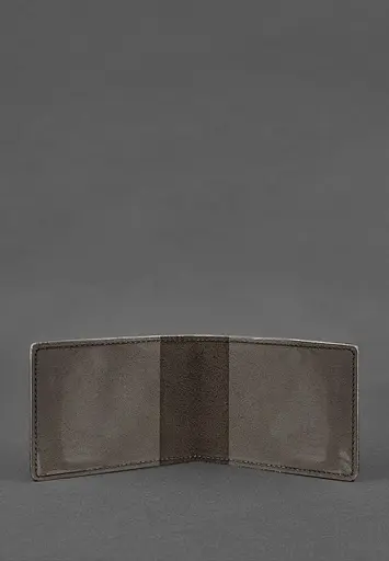 Кожаная обложка для разрешения на оружие темно-коричневая Crazy Horse - фото 3