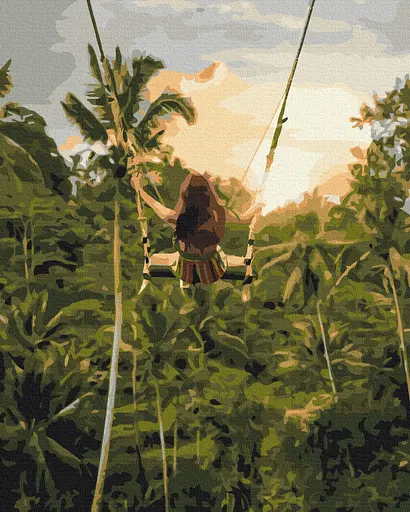 Картина по номерам на подрамнике Brushme Воздушные джунгли