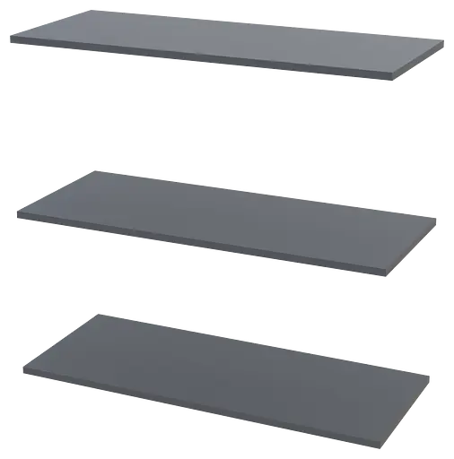 Полка для одежды Doros Promo Графит 3шт. 86.7х35х1.6 (41516029)