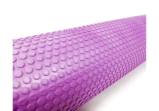 Массажный ролик EasyFit Foam Roller 90 см Фиолетовый (EF-2034-V) - фото 2