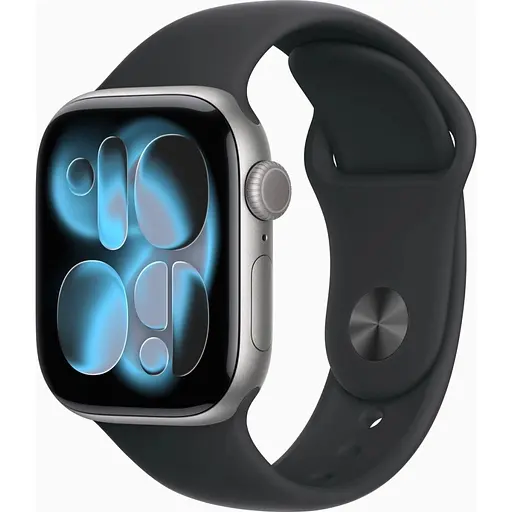 Смарт-годинник Apple Watch Series 11 GPS 42mm Space Grey Aluminium Case with Black Sport Band - S/M (MEQW4RK/A)