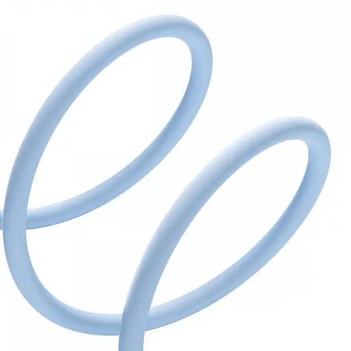 Кабель Baseus Jelly Liquid Silica Gel Fast Charging Data Cable Type-C to iP 20W 2m Blue - фото 5