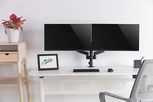 Настольный крепеж для двух мониторов OfficePro 17-32" Black (MA722B) - фото 11