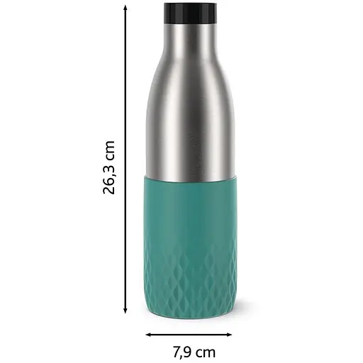 Термобутылка Tefal Bludrop soft touch 700 мл зеленая (N3111210) - фото 4