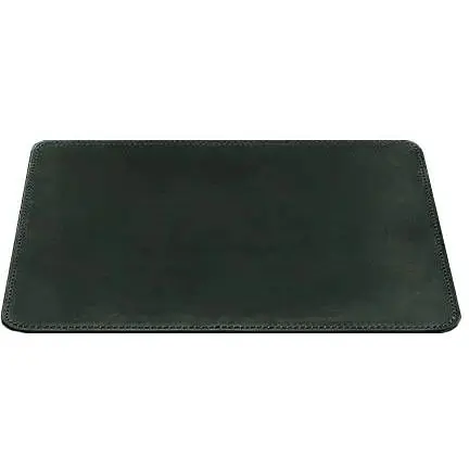 Килимок для мишки  BlankNote Crazy Horse з натуральної шкіри 1.0 зелений - фото 1