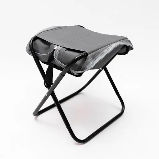 Стул туристический раскладной Yiwu с чехлом 33х26х33 см. стульчик походный табурет для кемпинга SJ-0131 - фото 7