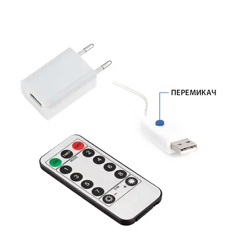 Гірлянда вулична світлодіодна Horoz Electric Fairy-10, 2W/m, IP65, RGB - фото 2