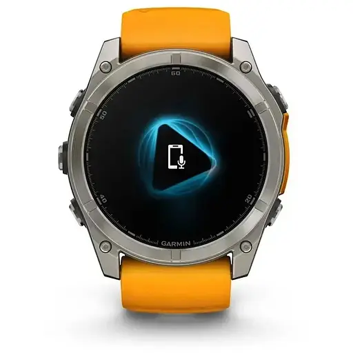 Смарт-часы Garmin Fenix 8 51mm AMOLED Sapphire Graphite DLC Titanium with Spark Orange Silicone 010-02905-53 - фото 10