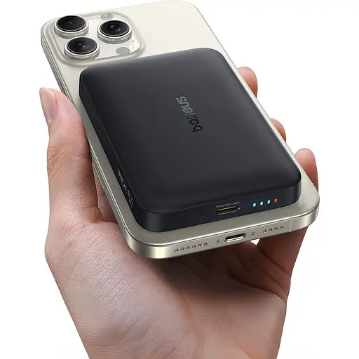 Зовнішній акумулятор Baseus EnerFill Ultra Mini 10000mAh 22.5W Black (P1008210E123-00) [152265] - фото 6